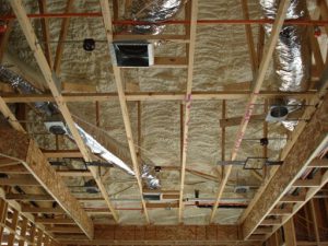 Custom Home Insulation roof